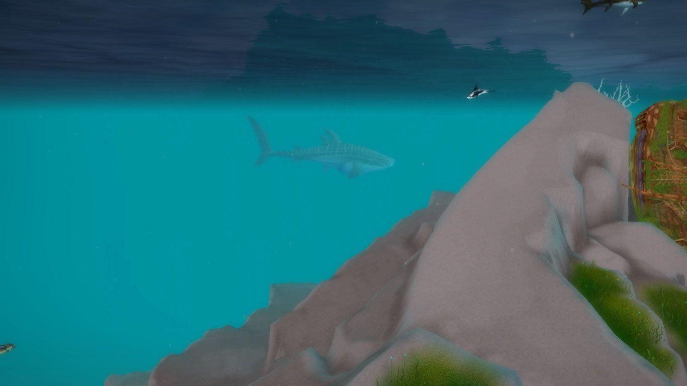 1366x768 I have a mix of megalophobia and ichthyophobia (fear of large fish) and this always makes me feel eery