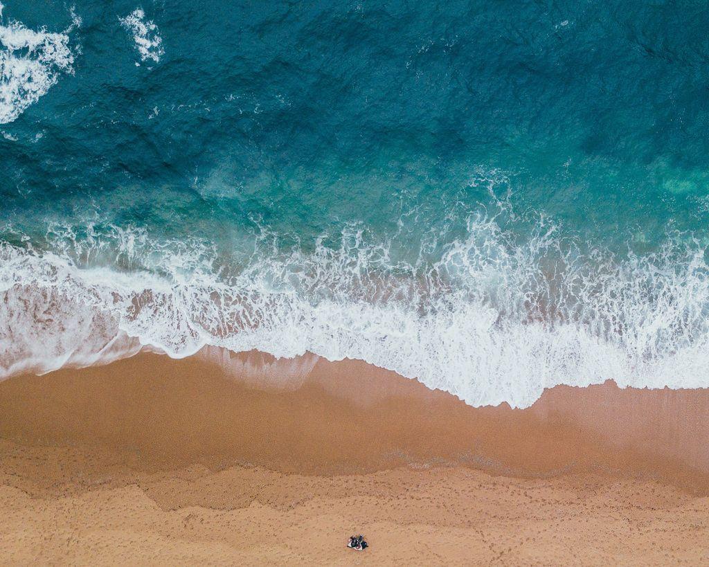 1024x819 beach drone view HD wallpaper. Beach picture, Beach photo, Sea picture
