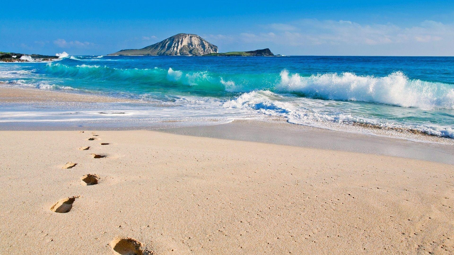 1920x1080 Ocean Beach Wallpaper