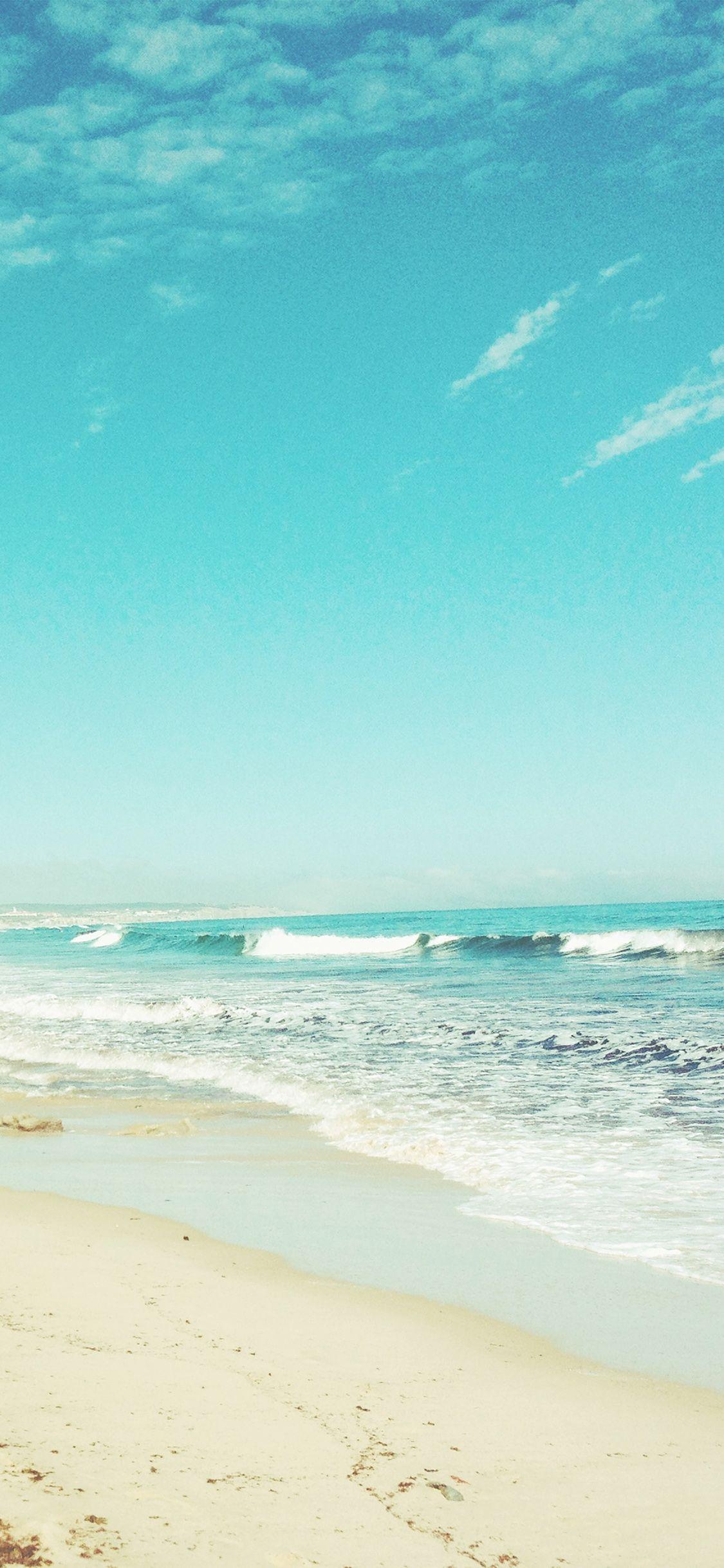 1125x2436 iPhone X wallpaper. sea nature ocean beach cold holiday green