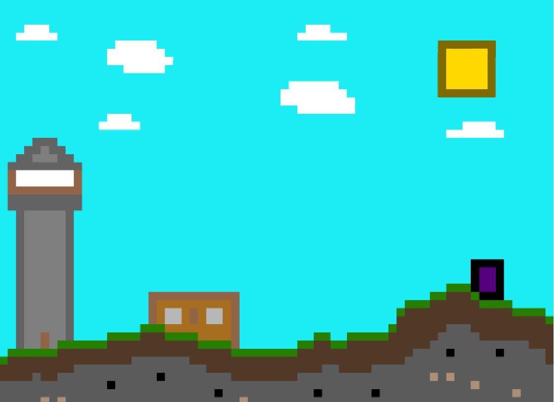 1124x816 minecraft 2d picture! ill make u 1 within 1 day!