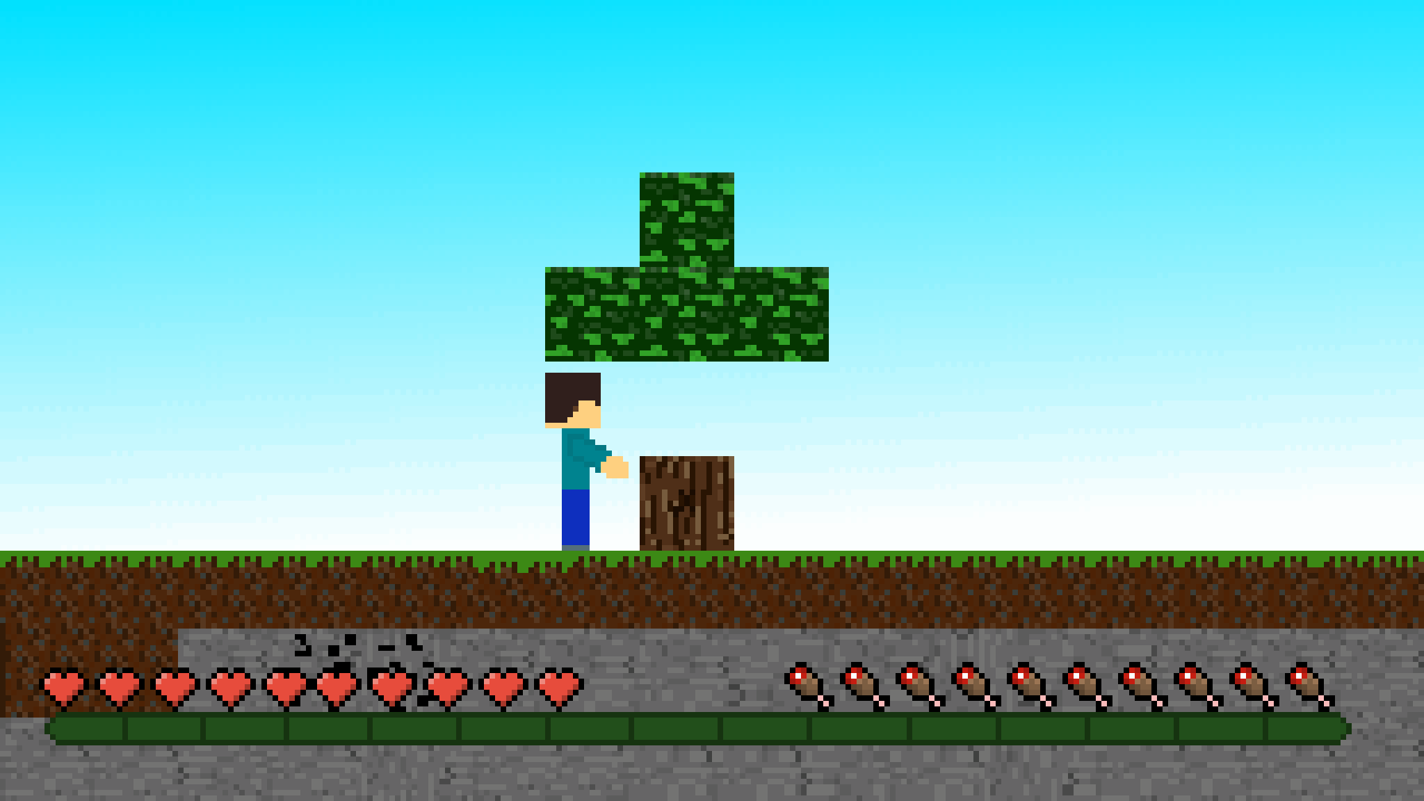 2048x1152 Pixilart 2d Minecraft By I Likechocolate