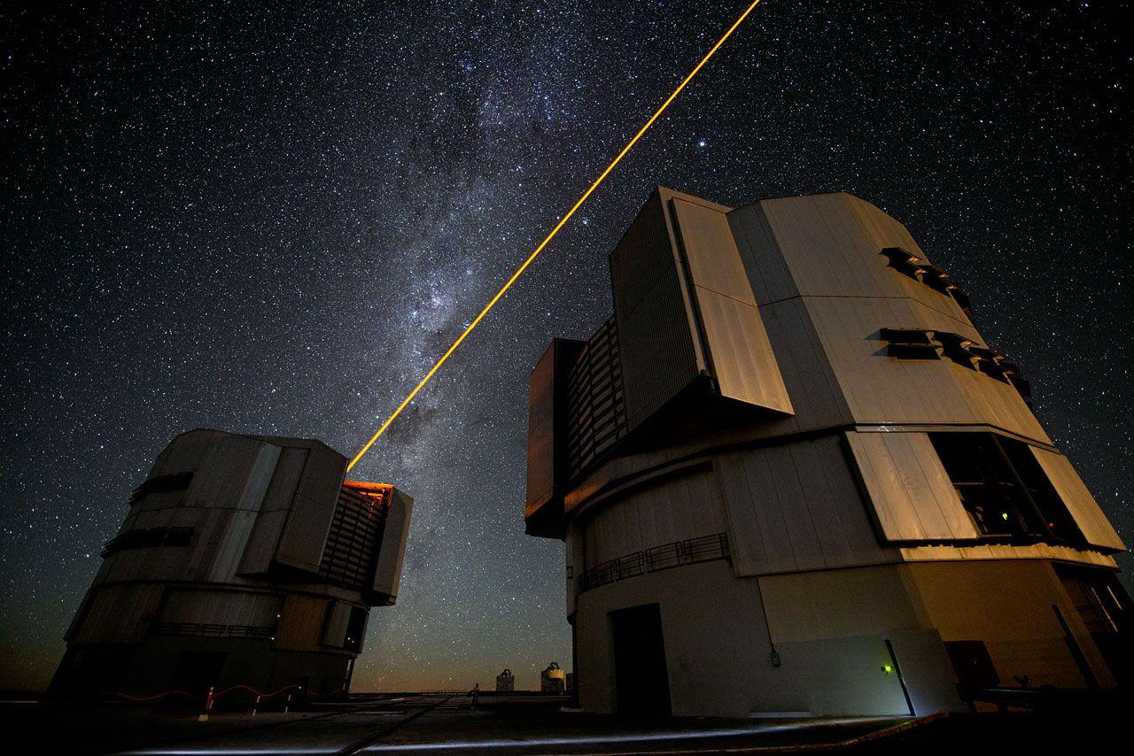 1280x854 The new PARLA laser in operation at ESO's Paranal Observatory