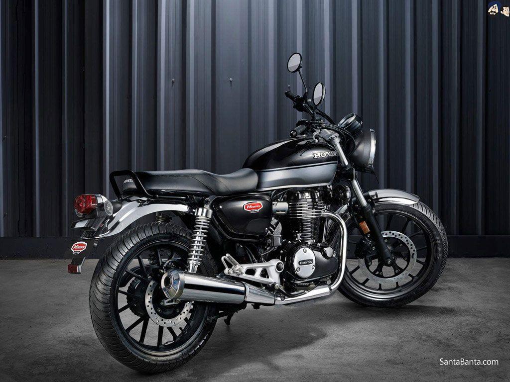 1024x768 A black Honda H`ness CB350 Indian rival of Royal Enfield Bullet 350