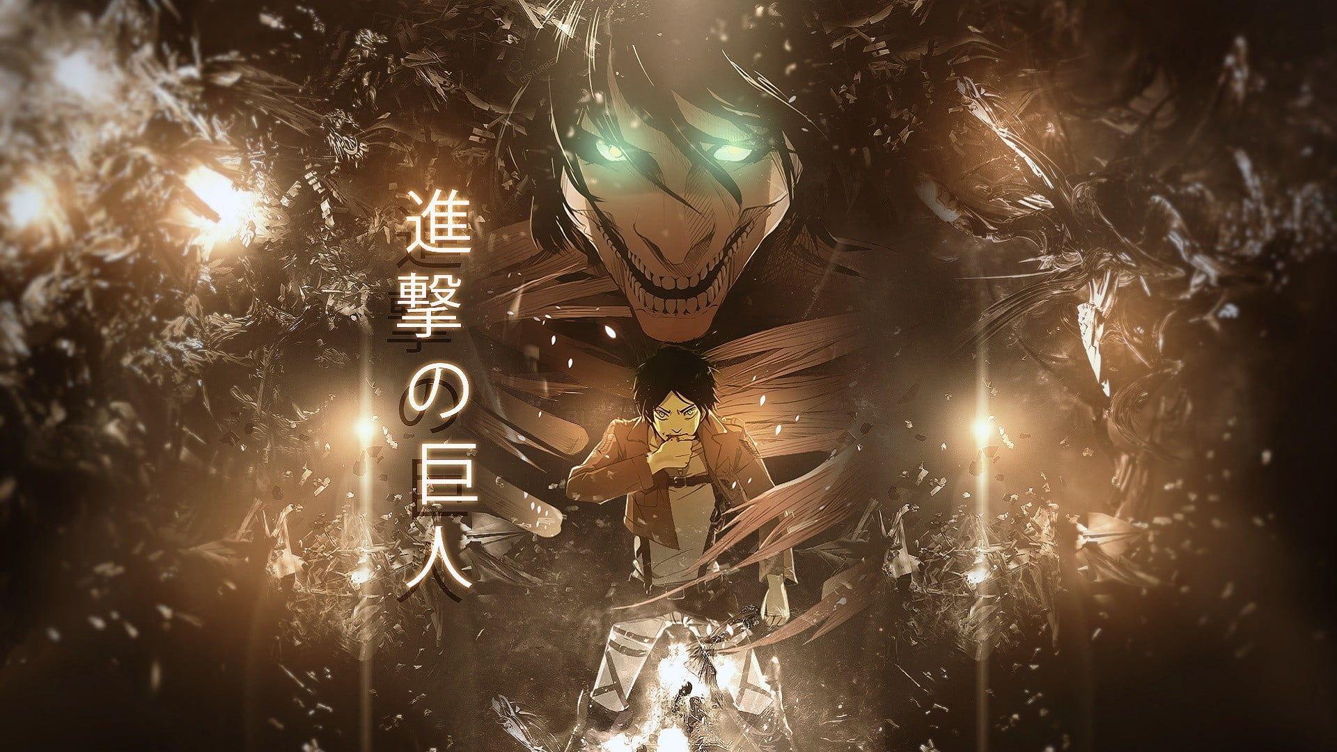 1920x1080 Attack on Titan wallpaper Shingeki no Kyojin Eren Jeager #anime anime boys P #wallpaper #hdwallpaper #desktop. Wallpaper anime, Seni anime, Seni