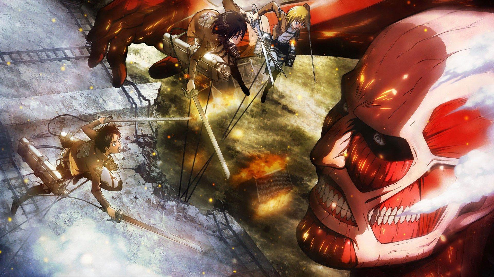 1920x1080 1920x1080 Wallpaper for Desktop: attack on titan JPG 470 kB