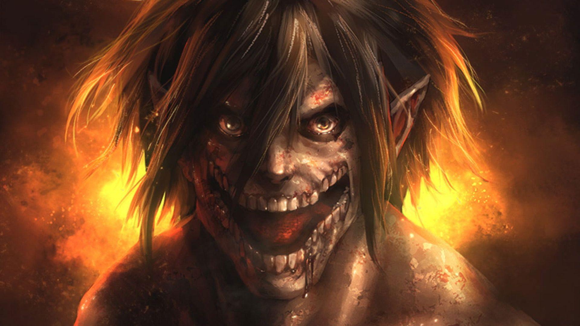 1920x1080 Wallpaper Attack On Titan Eren Jaeger Titan Form Digital • Wallpaper For You HD Wallpaper For Desktop & Mobile