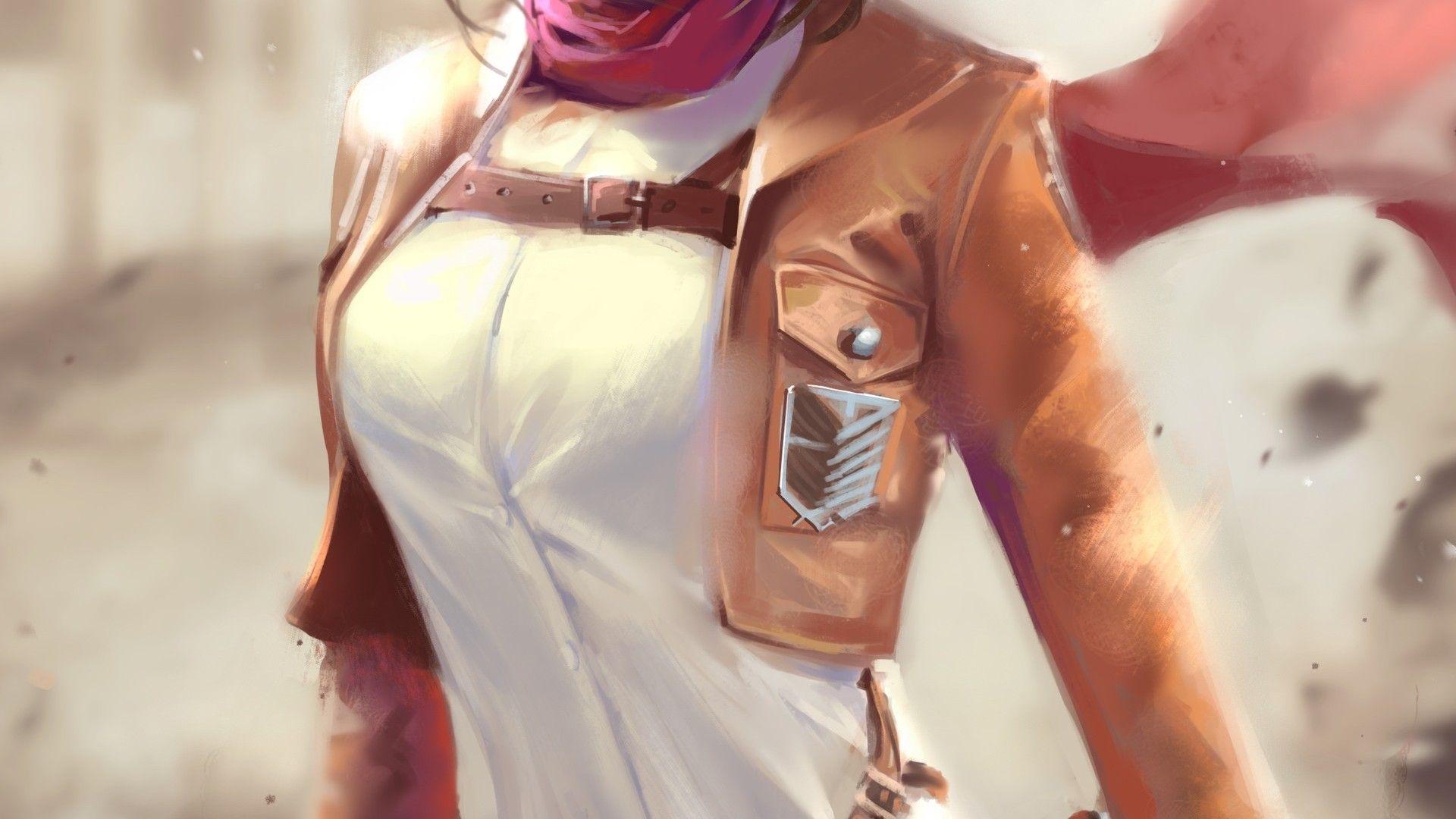 1920x1080 Download 1920x1080 Mikasa Ackerman, Attack On Titan, Shingeki No Kyojin, Cape Wallpaper for Widescreen