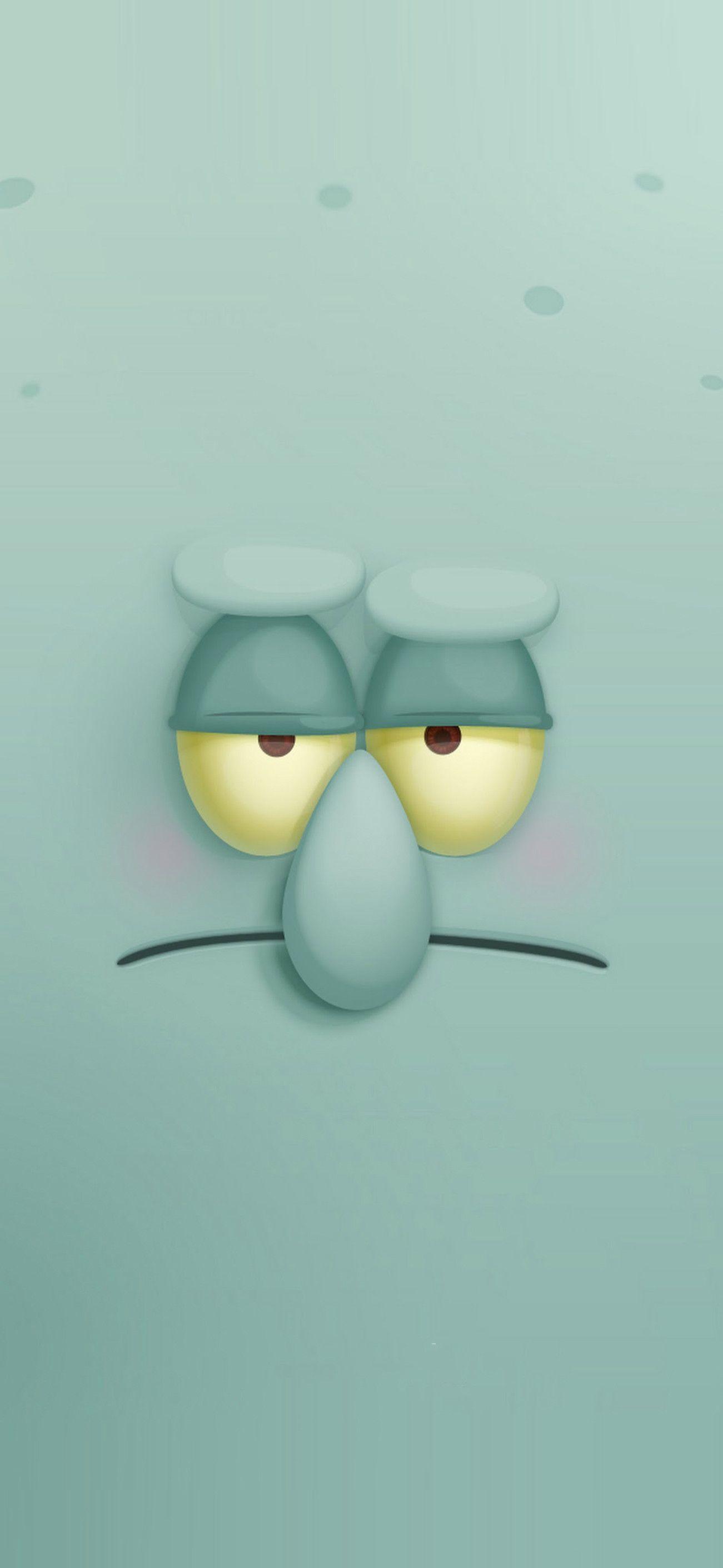 1301x2820 Spongebob Patrick And Squidward Wallpaper