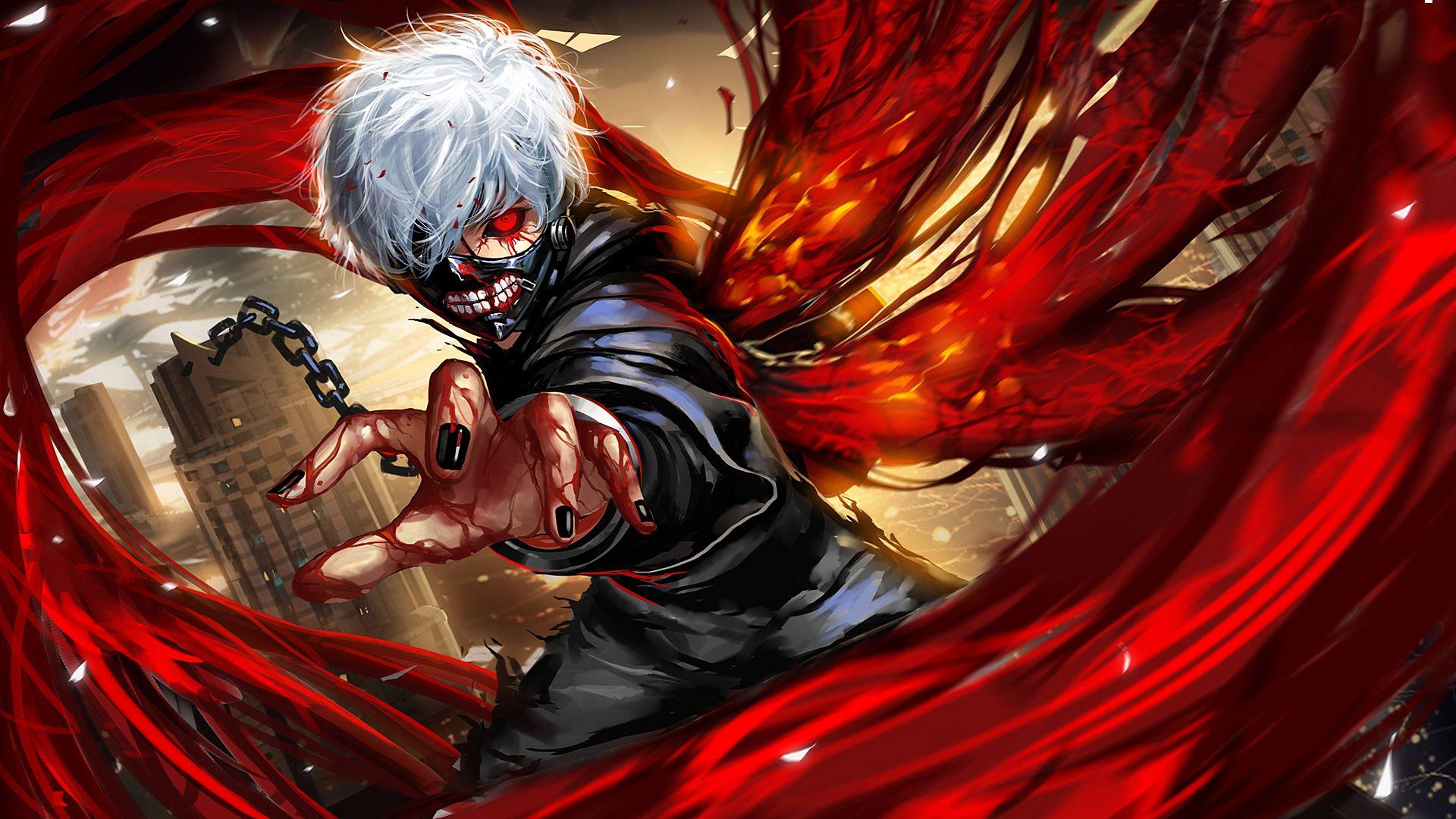 1920x1080 Ken Kaneki, Tokyo Ghoul HD Wallpaper & Background • 36095 • Wallur