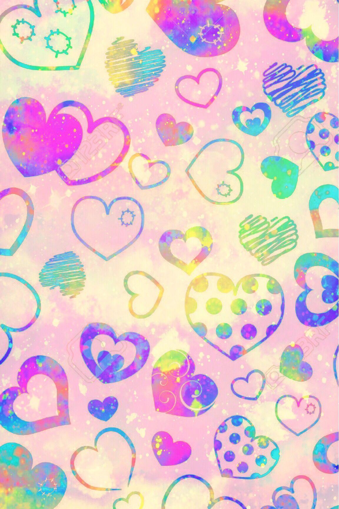 Pastel Rainbow Heart Wallpapers - Top Free Pastel Rainbow Heart ...