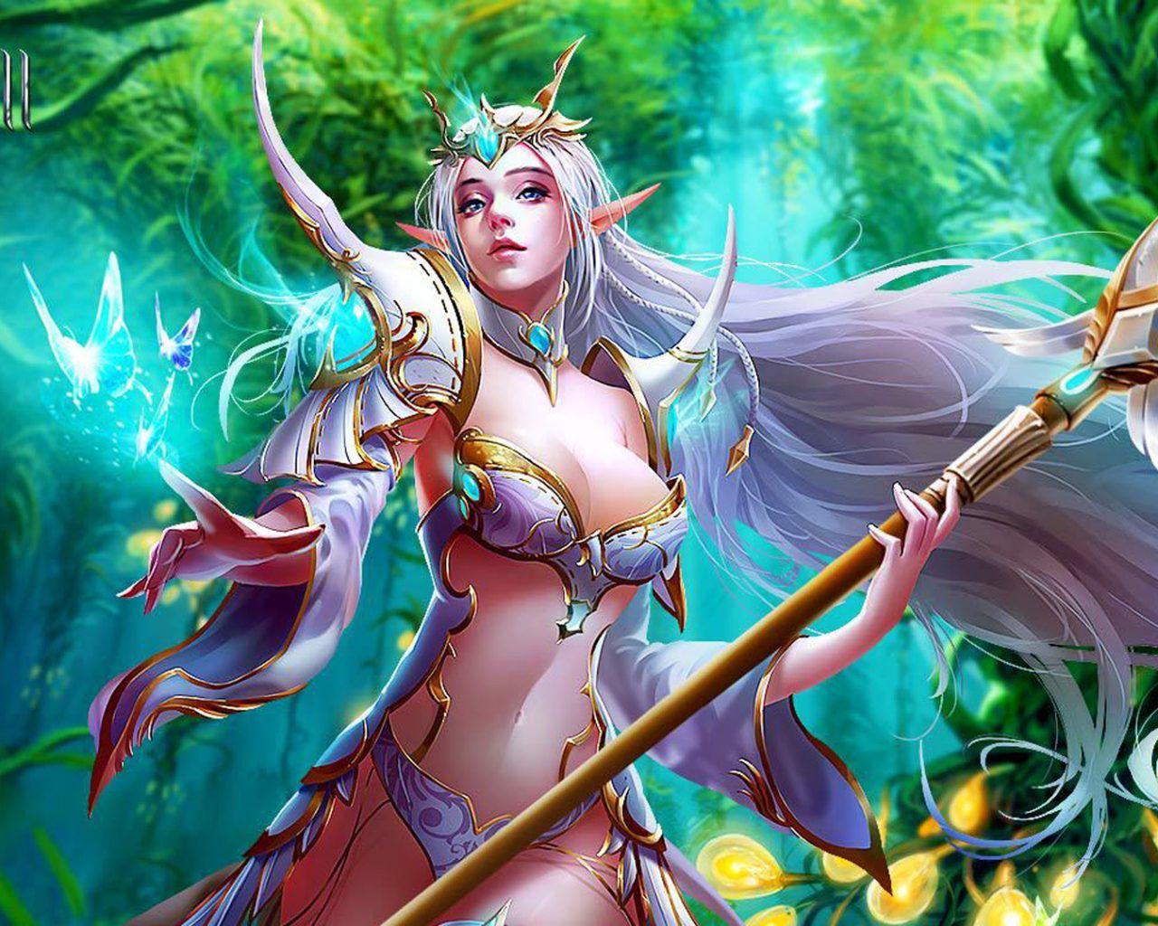 1280x1024 League Of Angels 2 Caracters Thera Girl With Ears Elf Wallpaper HD Desktop Wallpaper High Quality 1920x1080 :