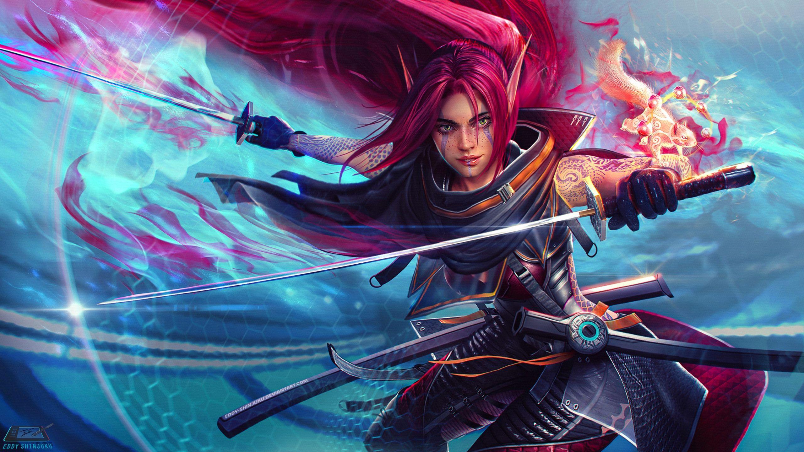 2560x1440 Wood Elf Hunter Wallpaper .