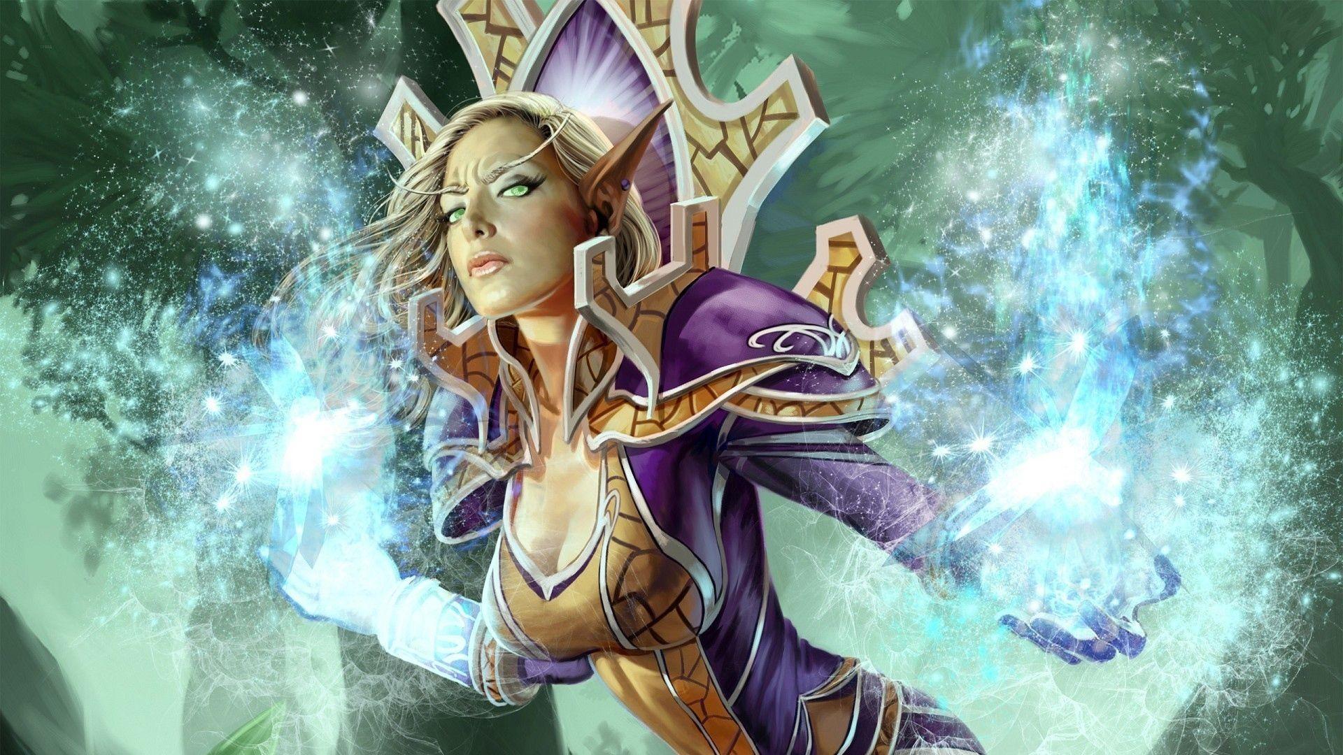 1920x1080 Blood Elf Wallpaper