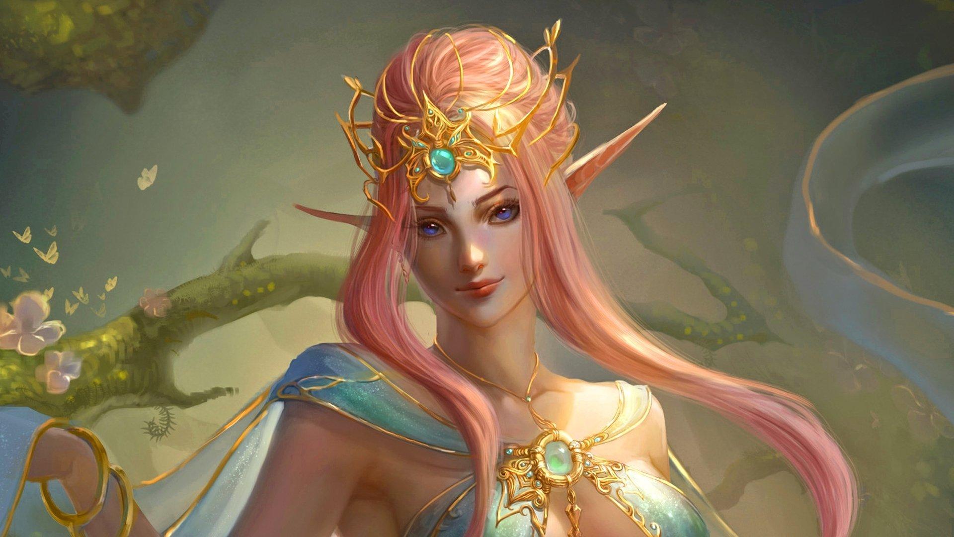 1920x1080 Elf Princess Wallpaper