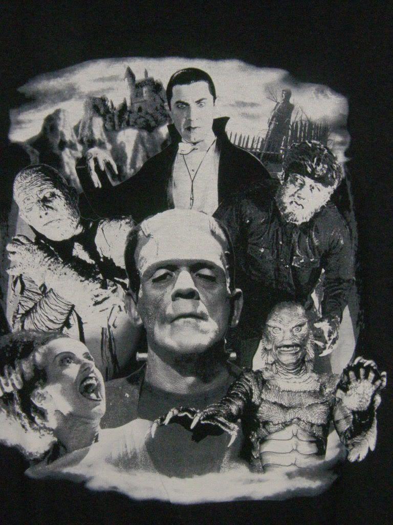 768x1024 Universal monsters wallpaper