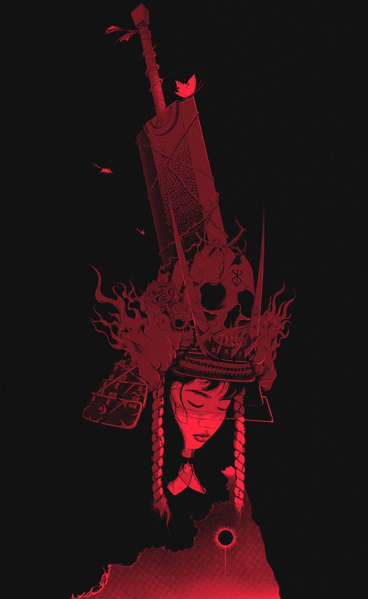 1182x1920 Berserk Wallpaper