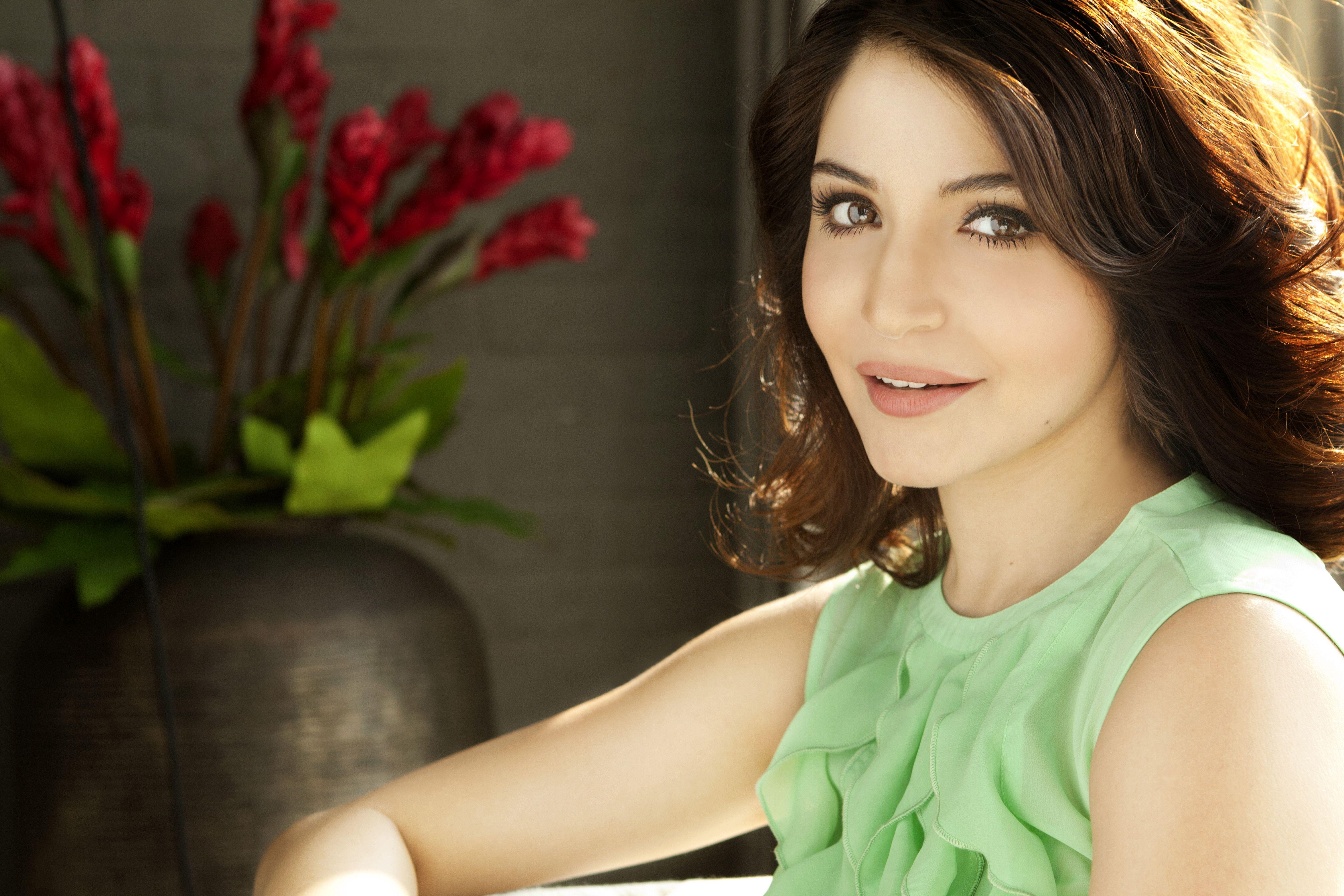 5400x3600 Anushka sharma bollywood actress model girl beautiful brunette pretty cute beauty hot pose face eyes hair lips smile figure indian wallpaperx3600