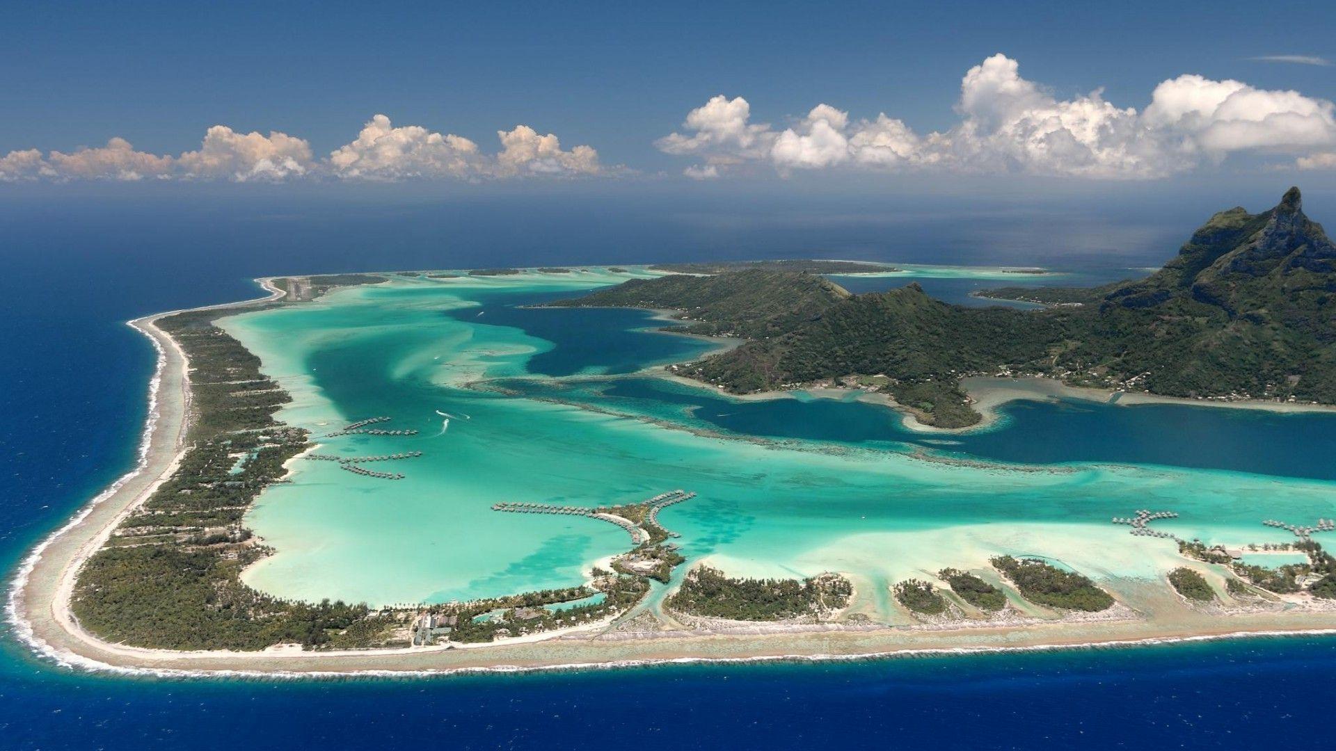 1920x1080 Bora Bora, Landscape, Nature, Sea, Island Wallpaper HD / Desktop and Mobile Background