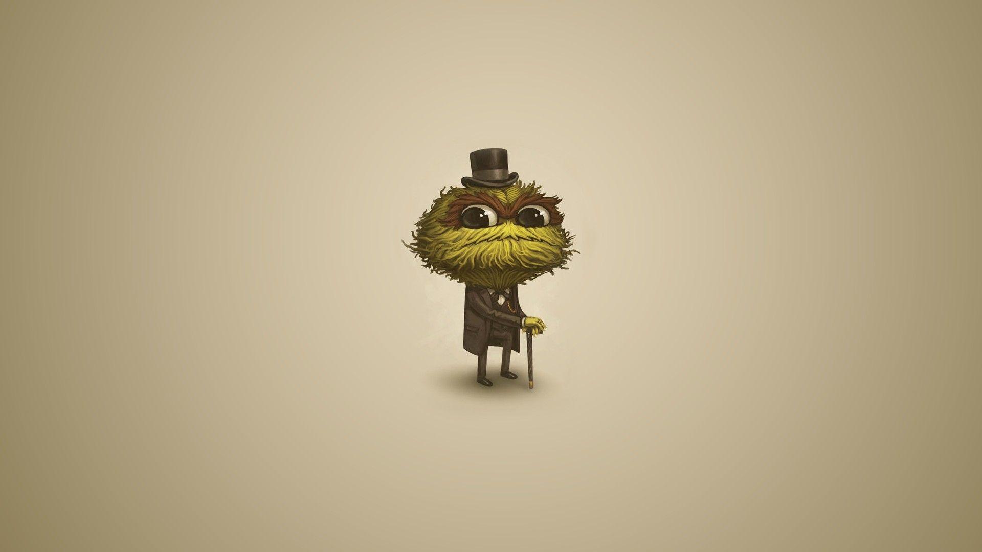 1920x1080 Sesame Street Oscar the Grouch desktop PC and Mac wallpaper