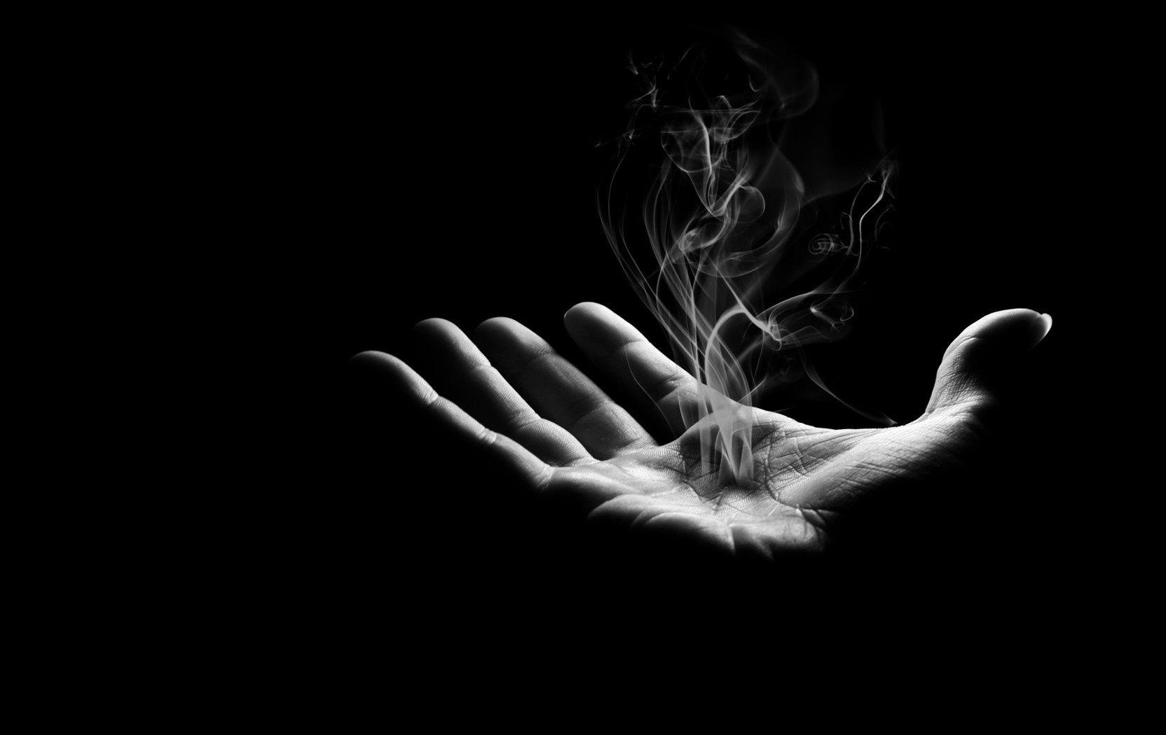 1664x1050 Dark Hand Background Wallpaper 17991
