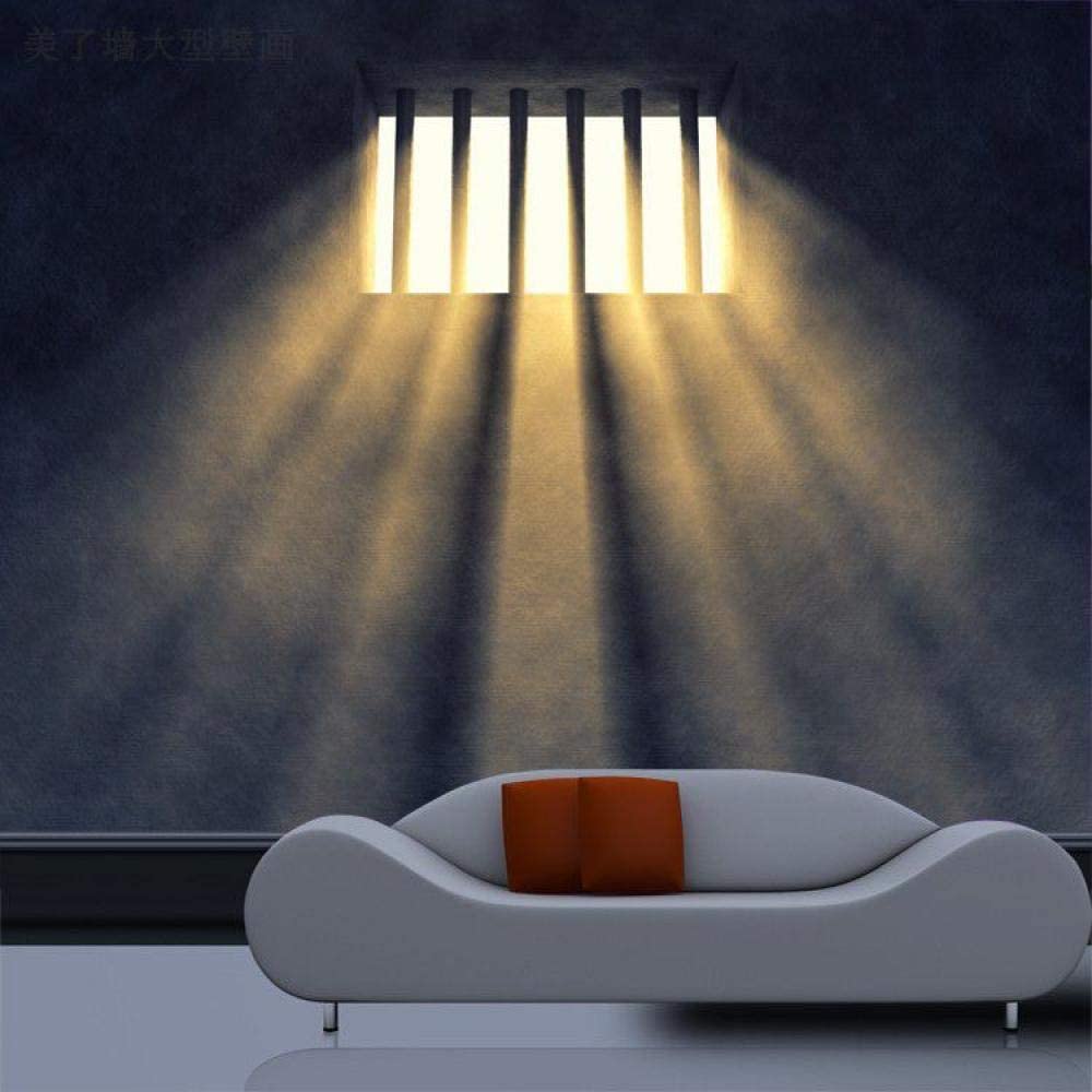 1000x1000 Escape Room Wallpaper Jail Bars Prison Escape Escape Personality Wallpaper Live Game Thriller Dark Background Mural, 300cmx210cm