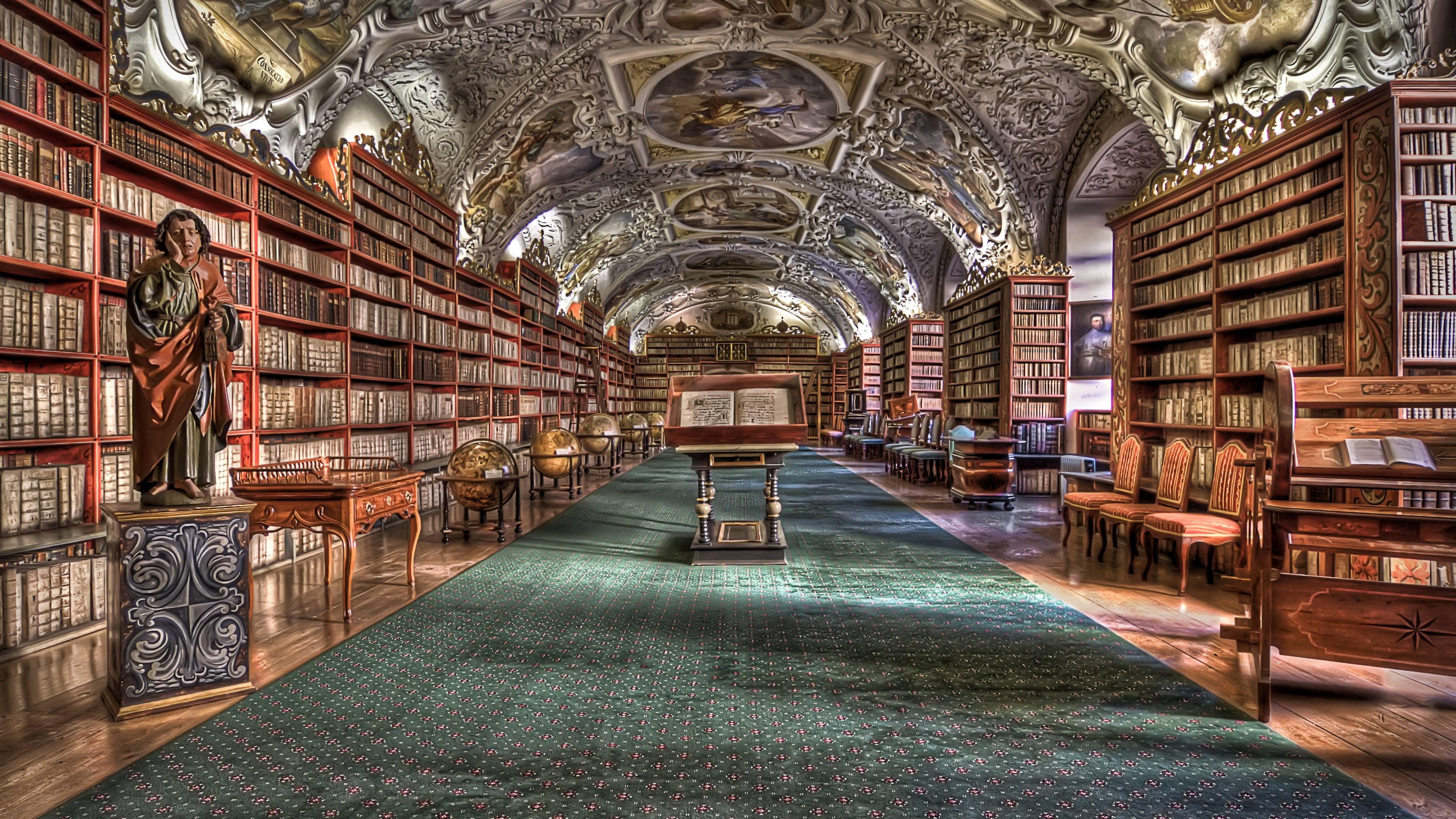 4557x2563 Libraries Desktop Background .