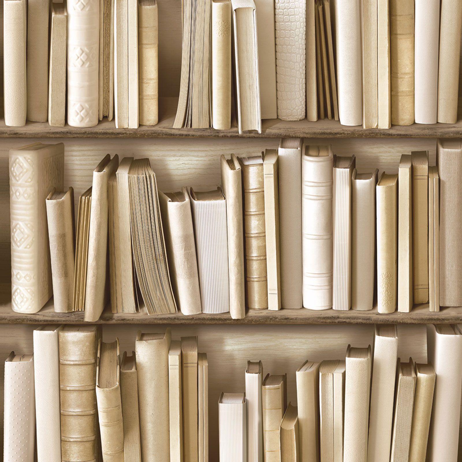 1600x1600 Bookcase Wallpaper Antique Library Encyclopedia Gold Brown Book Aesthetic HD Wallpaper