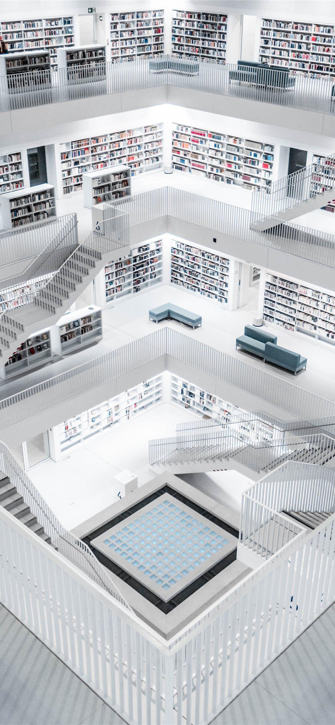 1125x2436 Stuttgart Library IPhone X Wallpaper Download. IPhone Wallpaper, IPad Wallpaper One Stop Download. Architecture Wallpaper, IPhone Wallpaper, Architecture