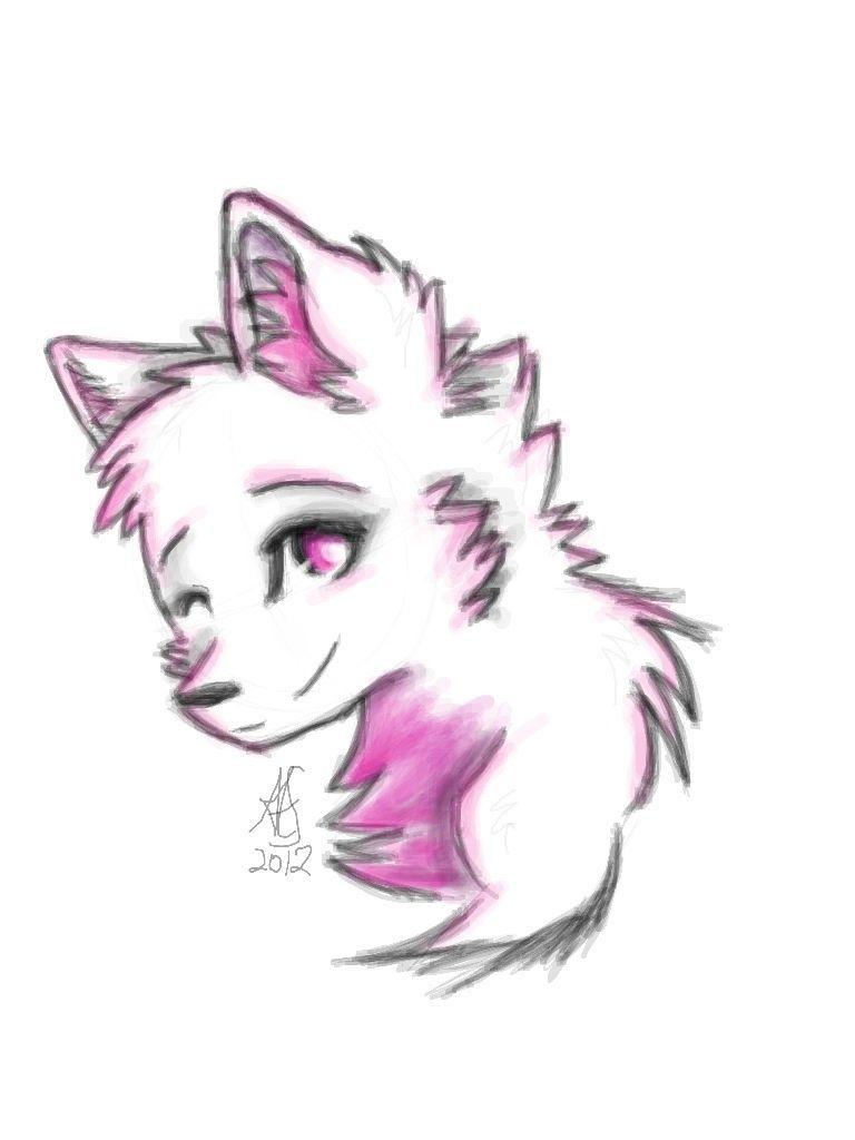 768x1024 Cute Chibi Wolf :3. Cute wolf drawings, Drawings, Cute drawings of love