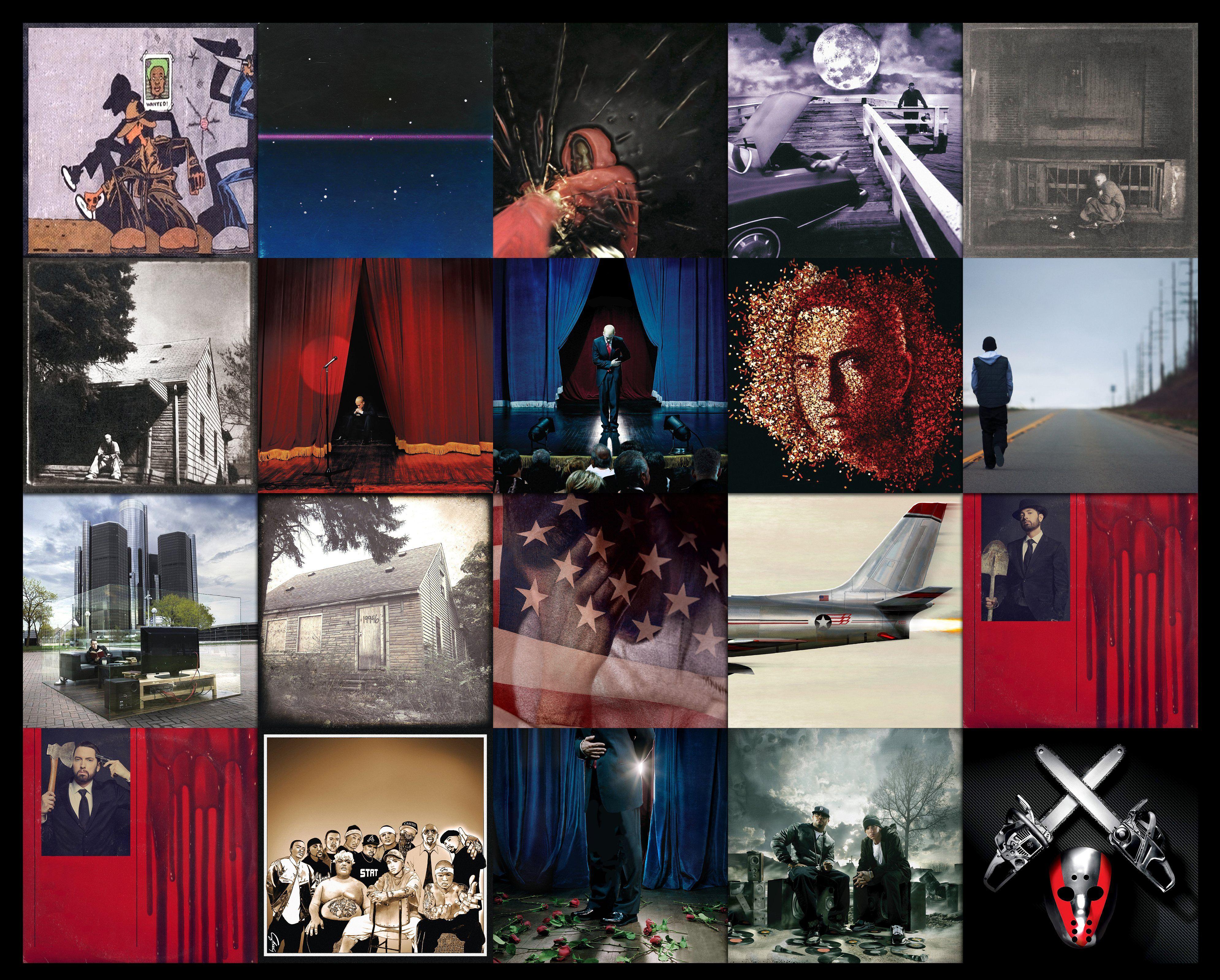 3979x3196 Without Me Photohopped the texts out of album covers