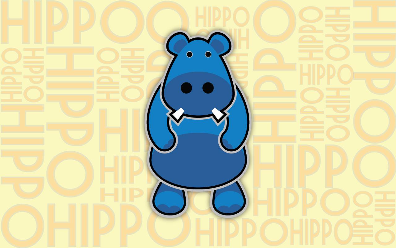 1280x800 Hippo wallpaper. Hippo