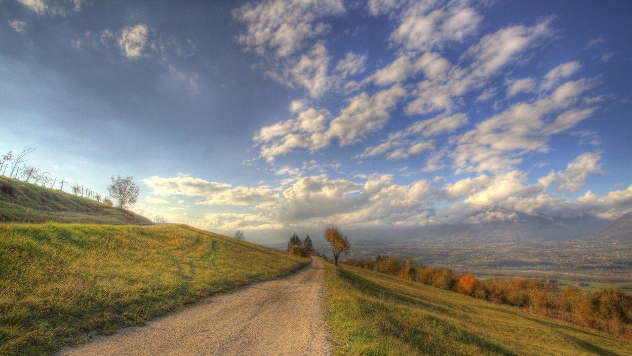 1280x720 Dirt Road Wallpaper .
