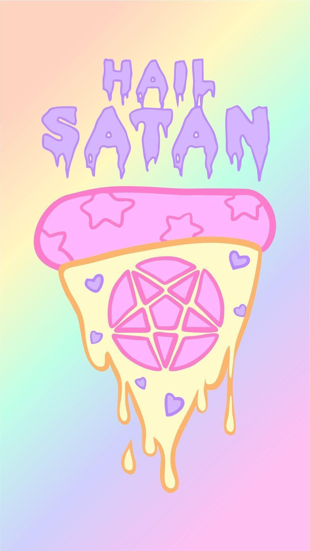 1081x1921 Hail Satan Wallpaper. Hail satan, Pastel goth, iPhone wallpaper