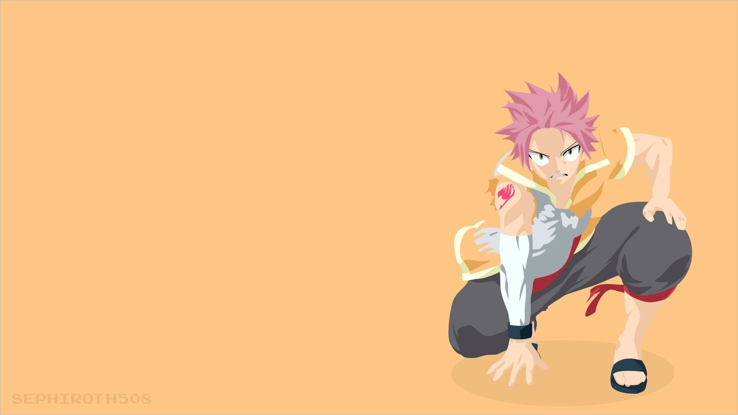 2560x1441 Natsu Dragneel Wallpaper 4k. Dragon picture, Fairy tail dragon slayer, Fairy tail