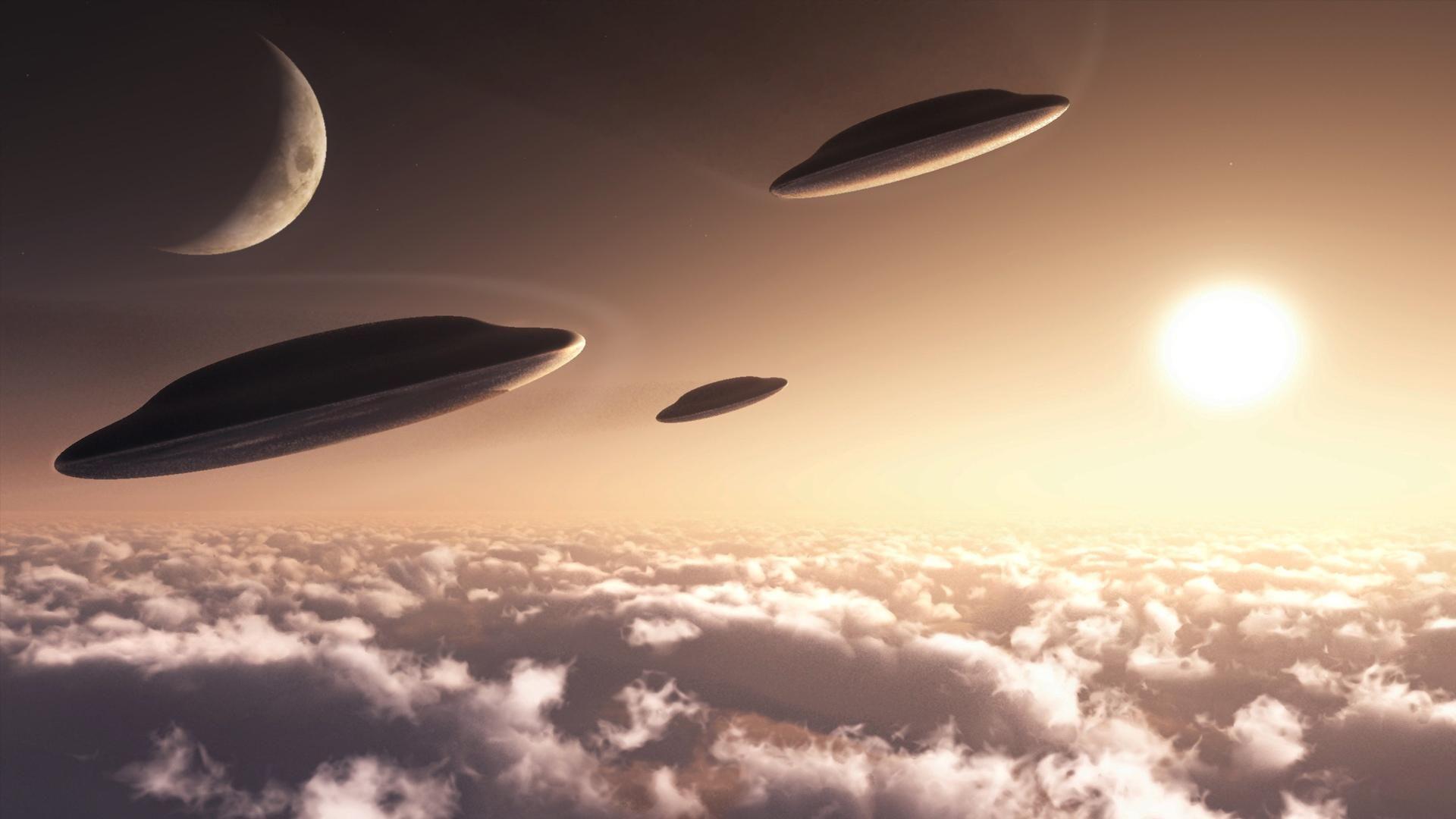 1920x1080 UFO Wallpaper