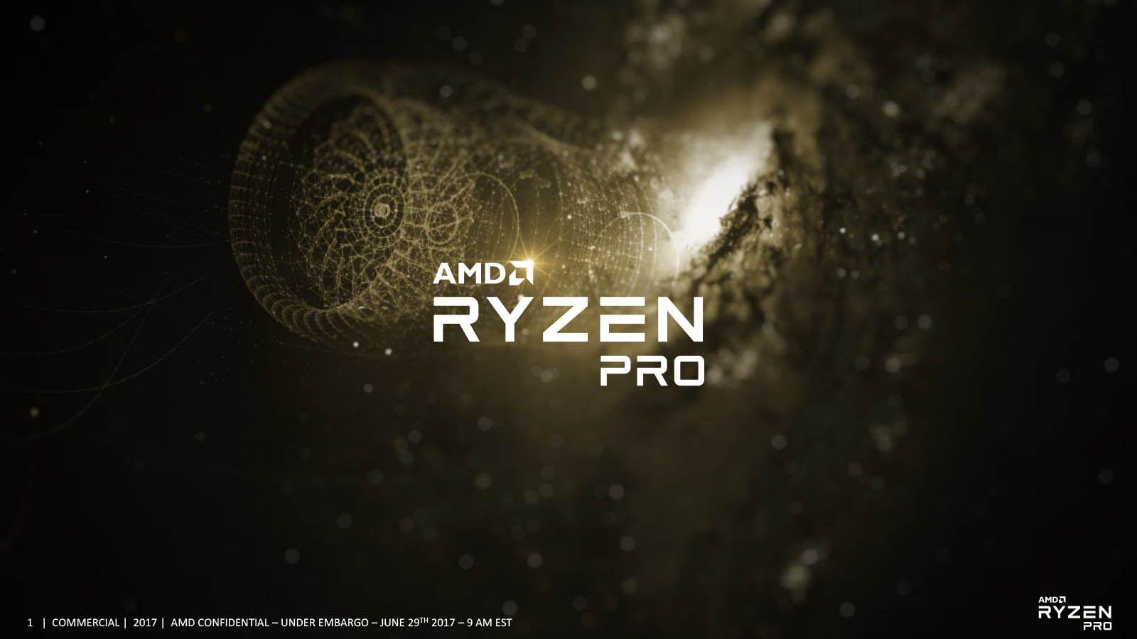 1600x900 AMD Launches Ryzen PRO CPUs For Corporate Desktops