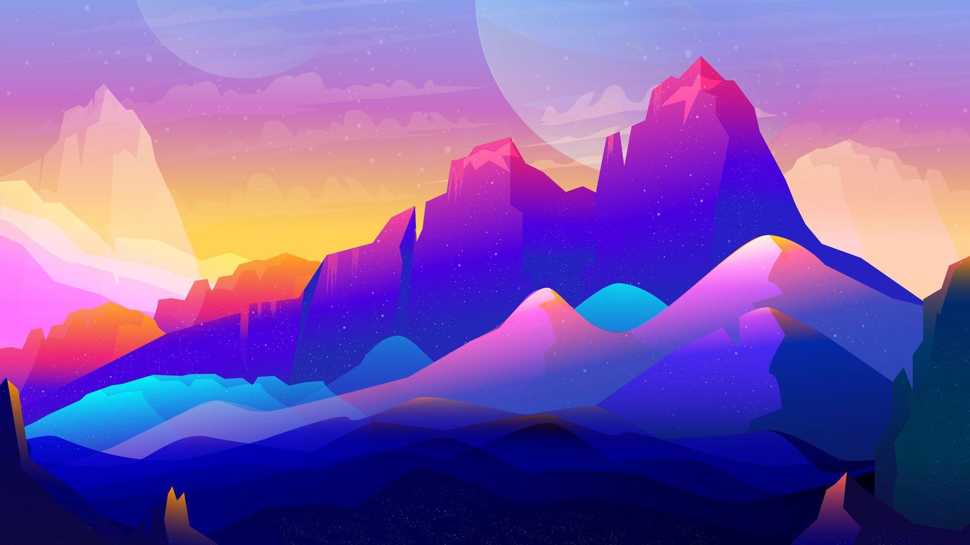 1920x1080 Minimal Art Desktop Wallpaper .