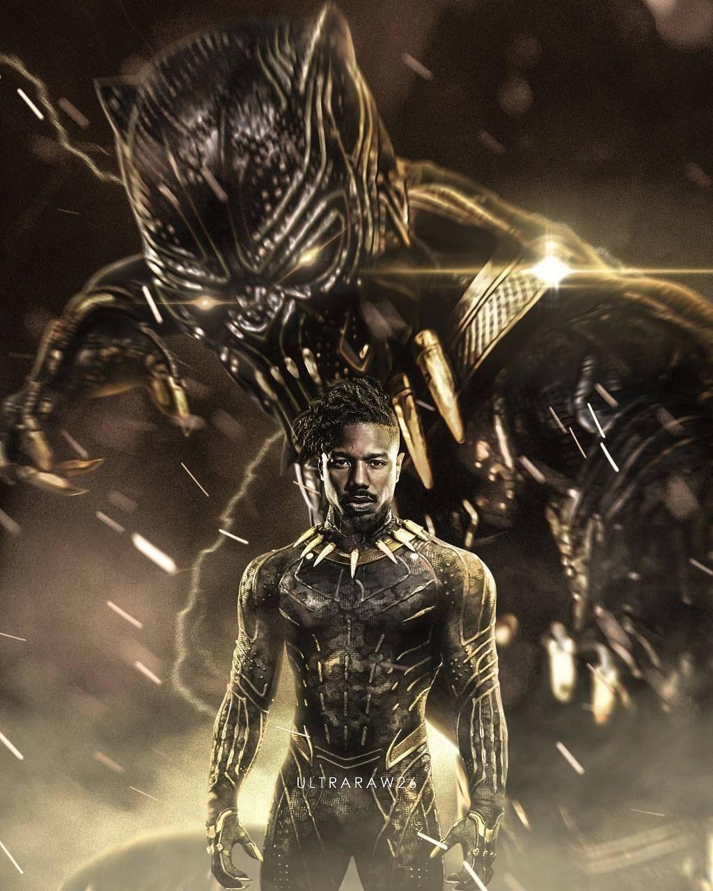 Black Panther Erik Killmonger Wallpapers Top Free Black Panther Erik