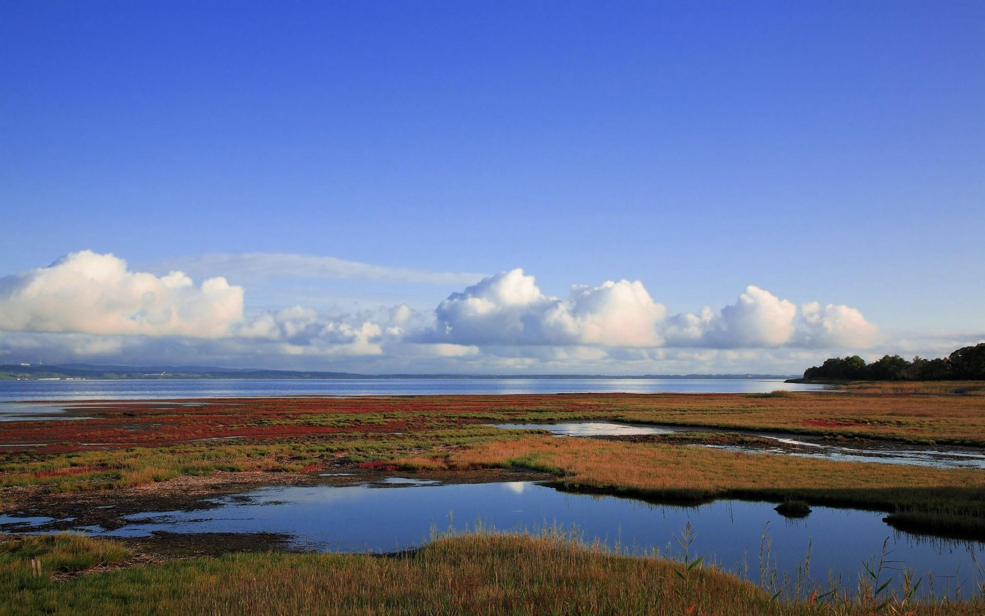 1920x1200 Vast lake wallpaper. Vast lake