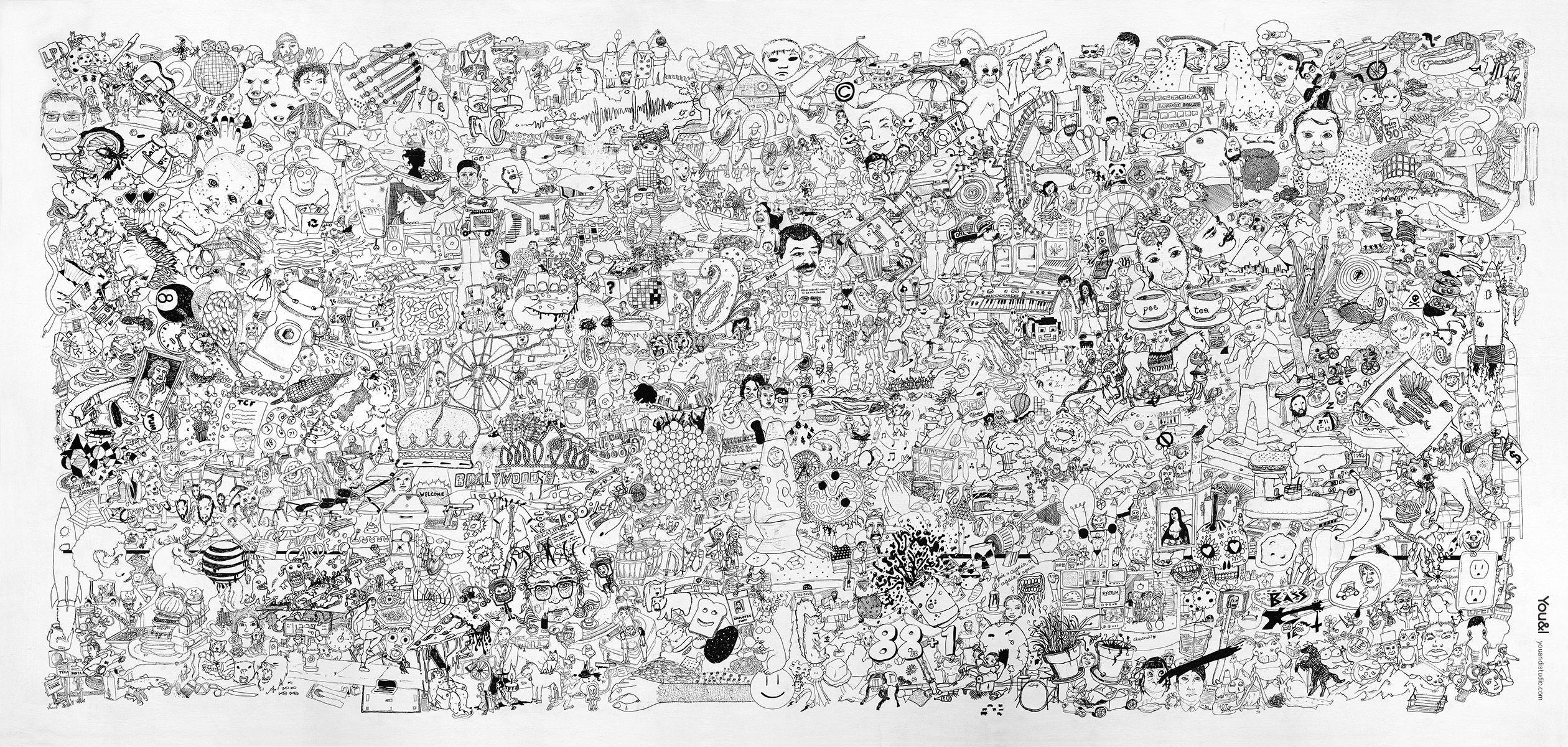 2520x1200 Cool Desktop Background Drawing Simple .