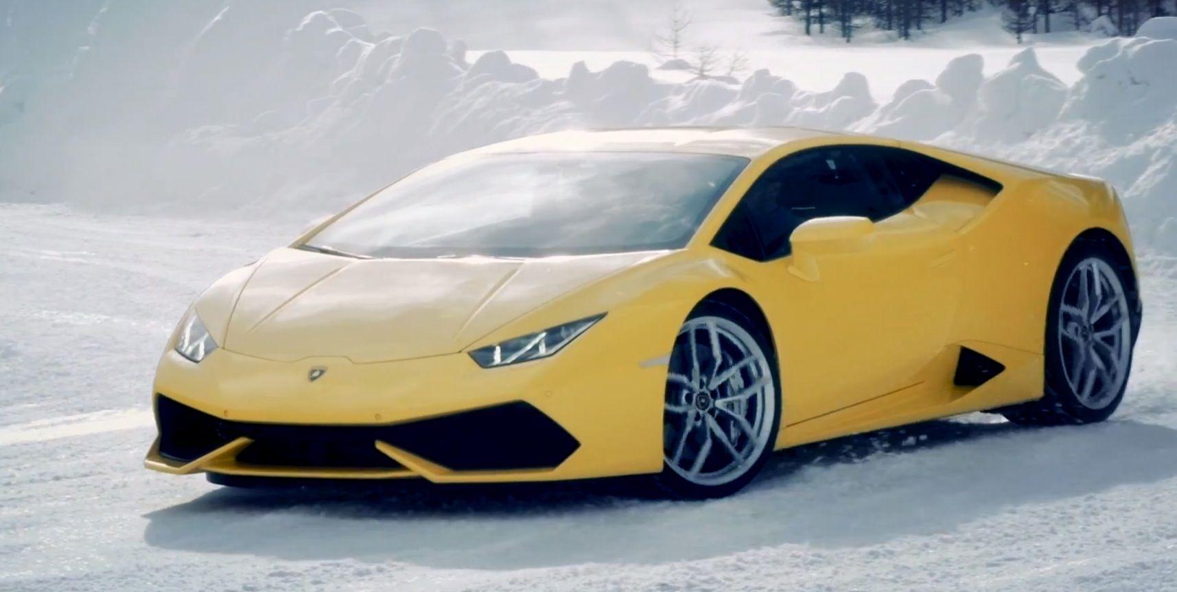 1715x863 Huracan Goes Ice Drifting for Lamborghini Winter Academy 2015 Teaser