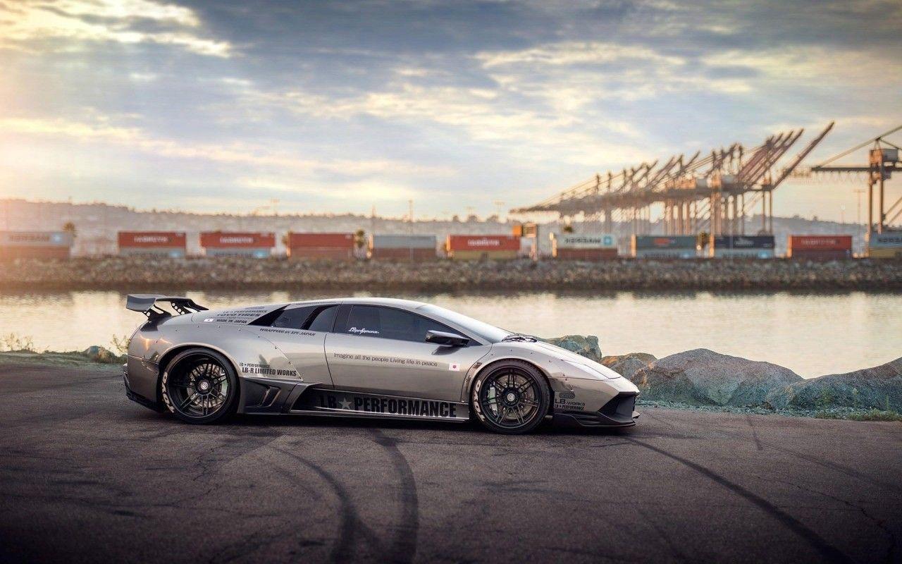 1280x800 lamborghini murcielago car drift 3D Models. Free