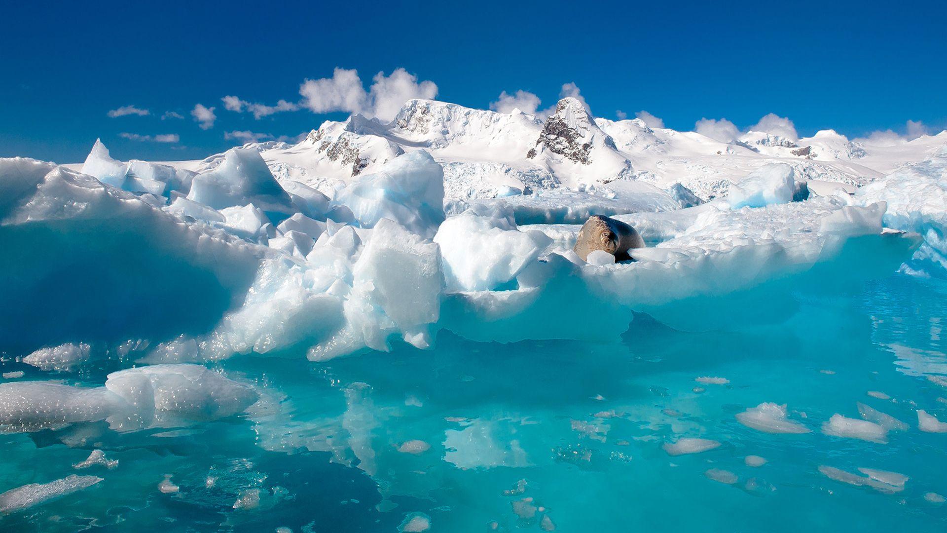 1920x1080 Title Antarctica Earth Winter Landscape Mountain HD Wallpaper