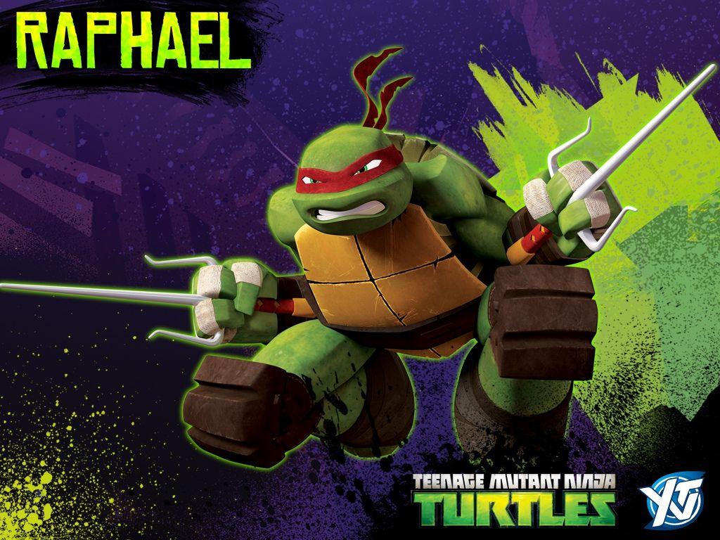 1024x768 Anime Ninja Turtles Raphael Wallpaper .
