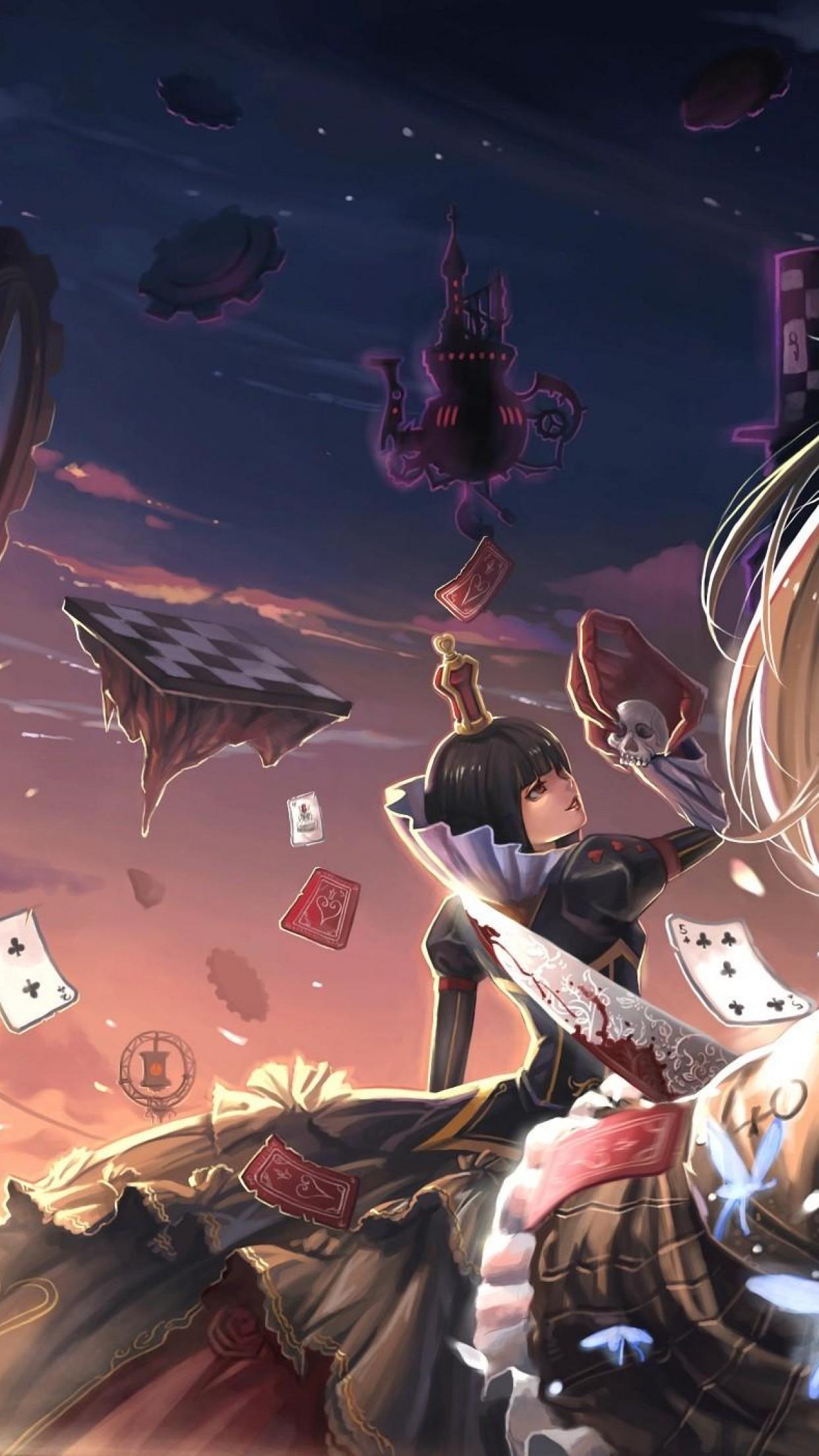 1242x2208 Alice In Wonderland iPhone Wallpaper