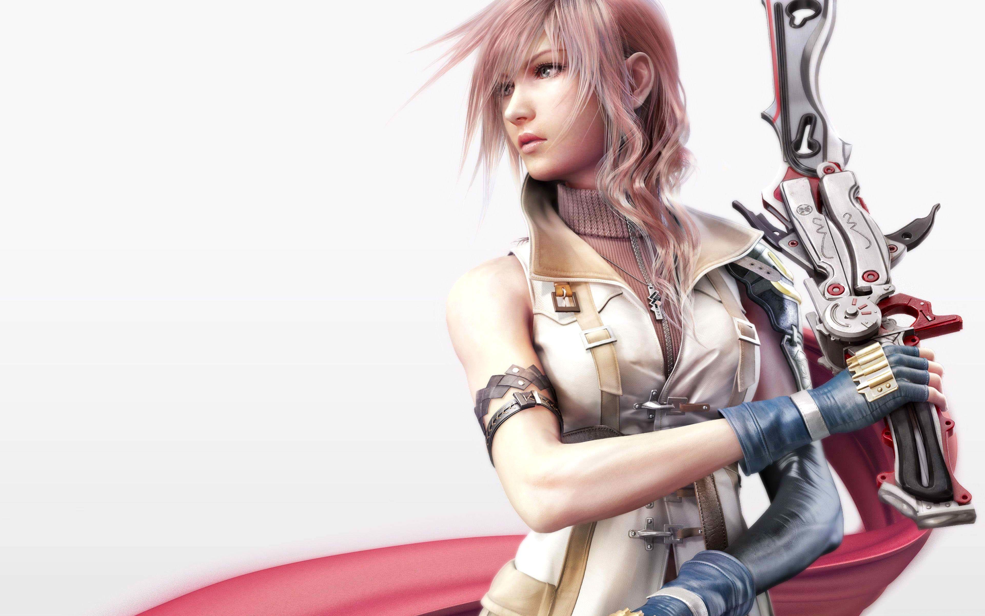 3840x2400 FFXIII Lightning Ultra HD Desktop Background Wallpaper for 4K UHD TV : Tablet