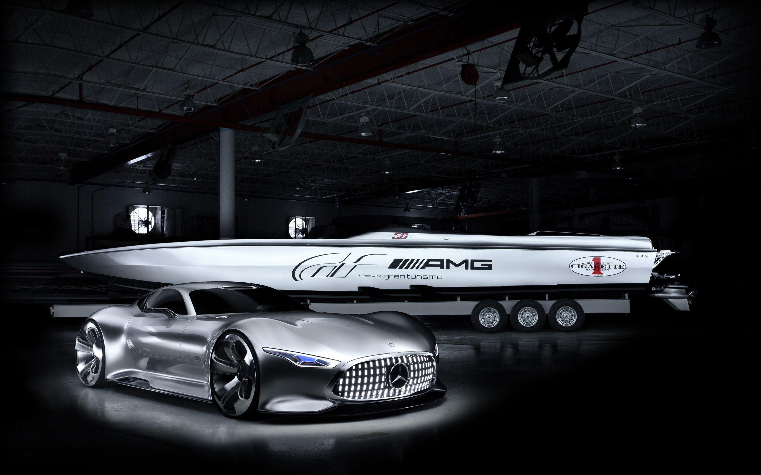2560x1600 Mercedes Benz AMG Cigarette Racing Vision GT Concept Wallpaper