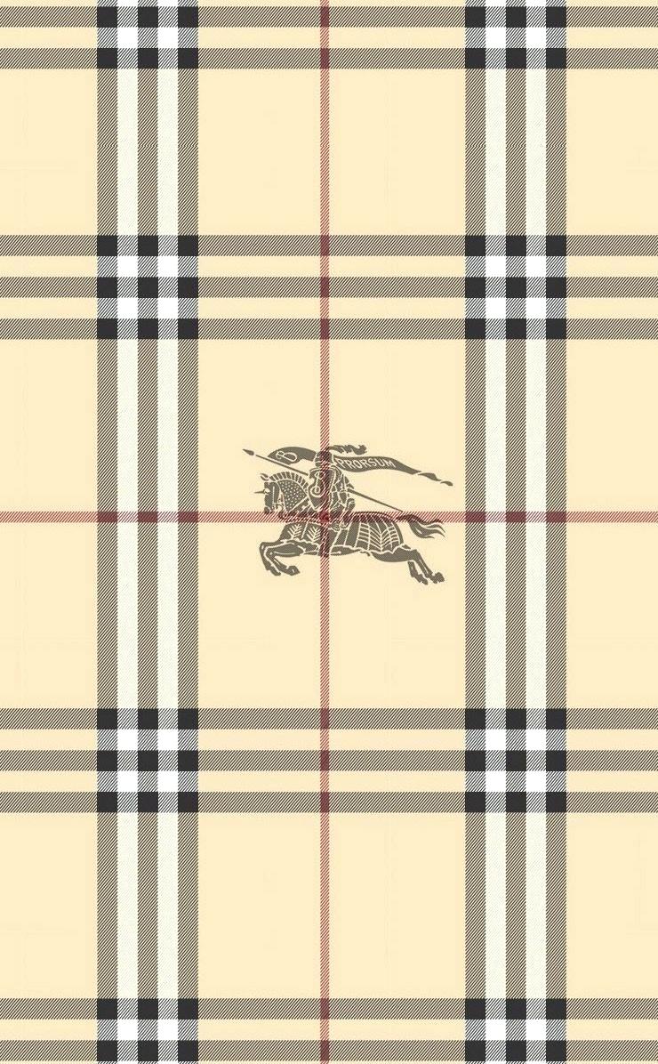 740x1196 Burberry Pattern Wallpaper