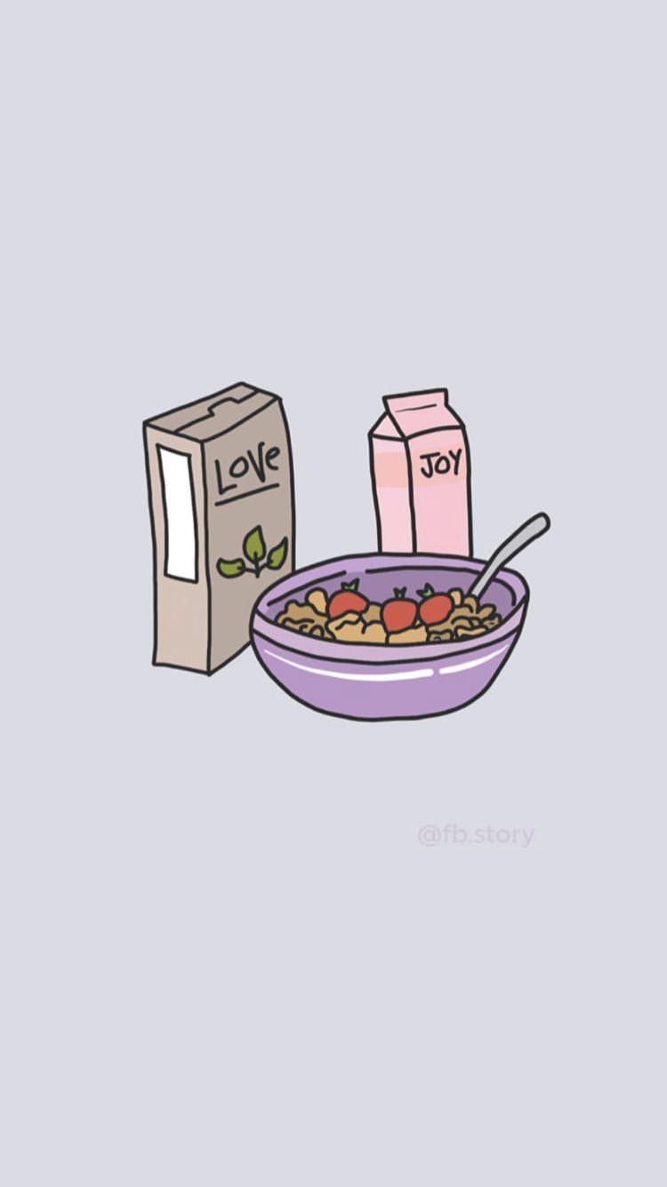 750x1334 cereal wallpaper. Kawaii wallpaper, Cute wallpaper background, Wallpaper